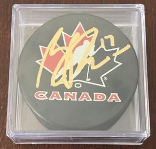 Connor Mcdavid Autographed Puck