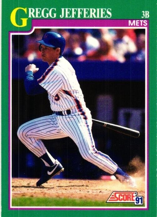 1991 Score - Gregg Jefferies #660