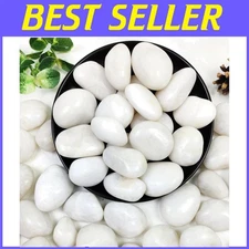 20lbs White River Rocks, 1-2 Inch Natural Pebbles