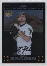 2007 Topps Update Rookie Chrome Refractor 325/415 Dallas Braden #TRC17 n1u