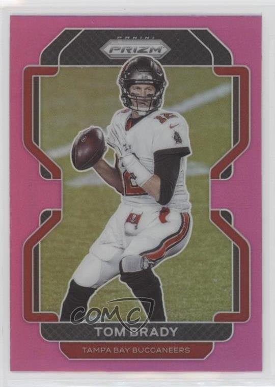 2021 Panini Prizm Pink Prizm Tom Brady #294 2z8