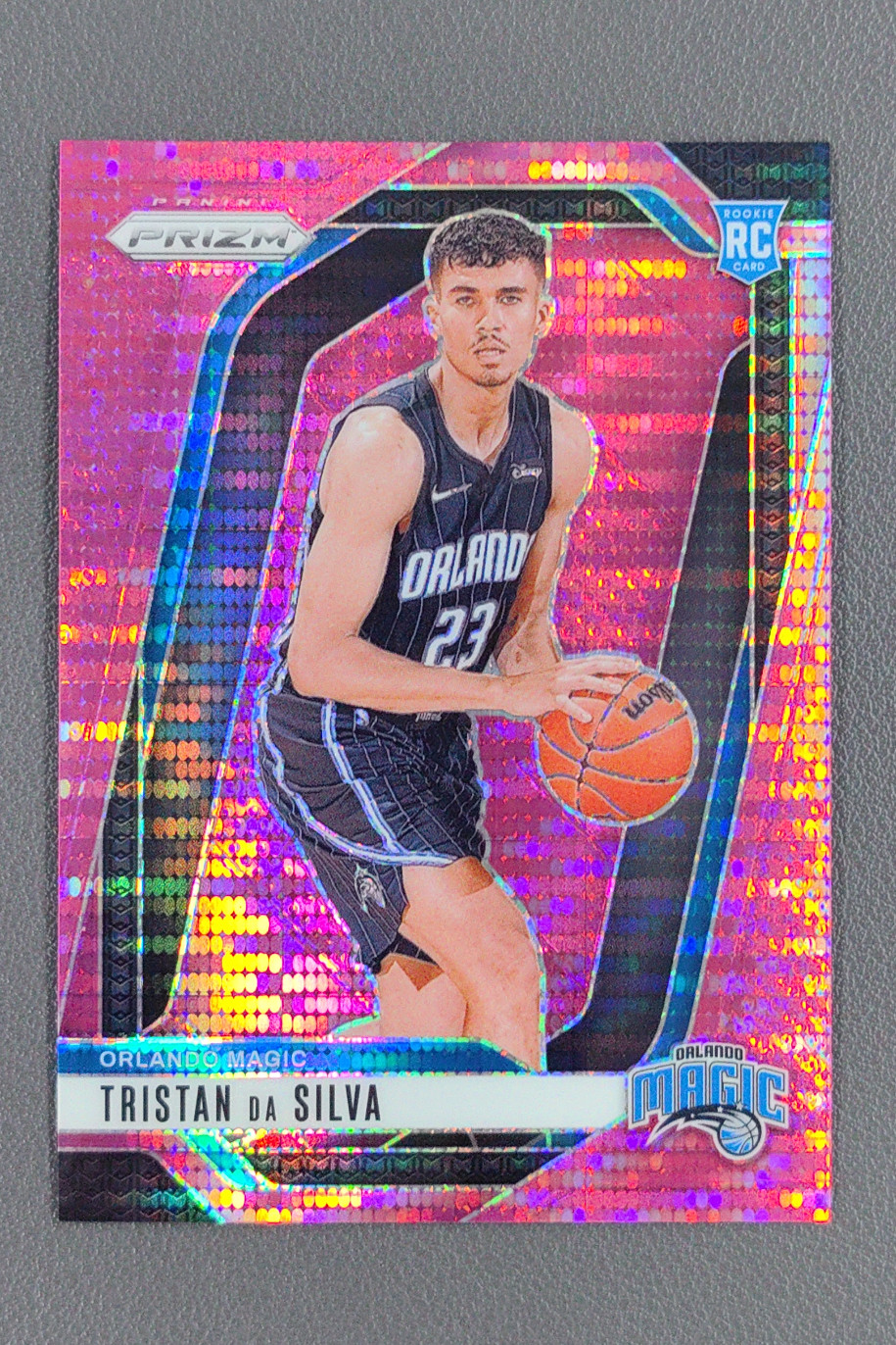2024-25 Panini Prizm Tristan Da Silva Pink Pulsar RC Rookie /42 #256 Magic