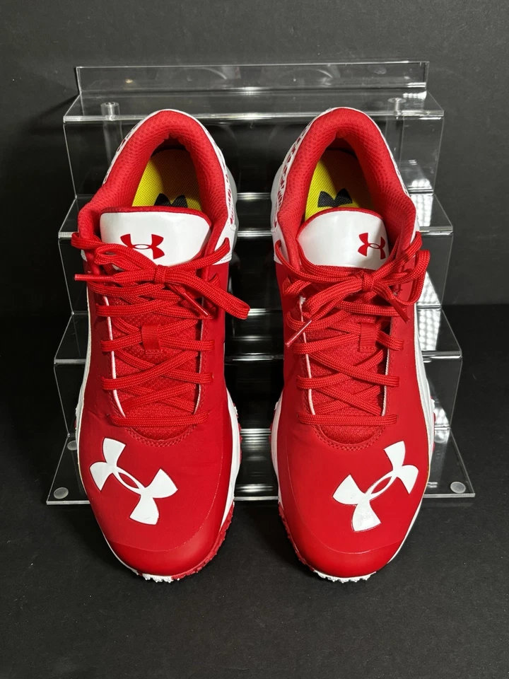 Under Armour UA Yard Bajo Césped Hombres Zapatos 11.5 RARO ¡Exclusivo del Equipo de Béisbol de Japón! Foto 4 de 4