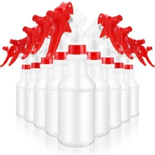 10x 16oz Spray Bottles Empty Water Cleaning Refillable Reusable Household Nozzle