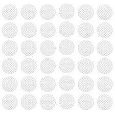 Reflective Stickers Round, White  50 Pcs Safety Warning Tape