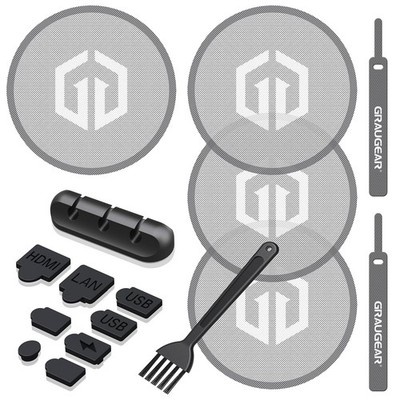 GRAUGEAR PS5 Dust Filter Kit, Fine Mesh Dust Proof Cover for PS5 Console Cool...