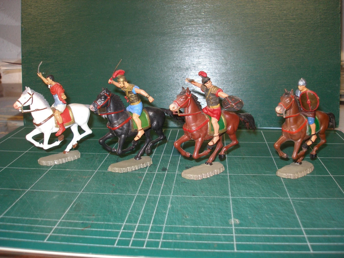 Lot De Soldats Romains Starlux – 1/32, Peints à La Main, France, Occasion