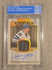 2024-25 THE CUP Gold Foil Rookie Auto Patch #105 Shakir Mukhamadullin /24