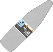 SAVUK Ironing Board Cover and Pad Standard Size Silicone Coated 4 Layers 15X54 I