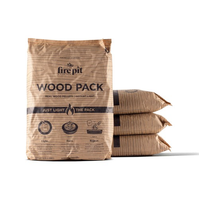 #ad TIKI Wood Pack – 4 Pack Wood Pellets for Smokeless Fire Pits Easy to Use Fire $58.99