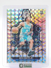 NICK SMITH JR 2023-24 MOSAIC SILVER PRIZM ROOKIE #242 HORNETS Q0014