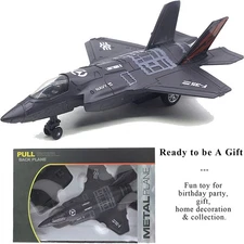 High Simulation 1:72 Alloy F35 Jet Aircraft Model Sound&Light Airplane Toys d