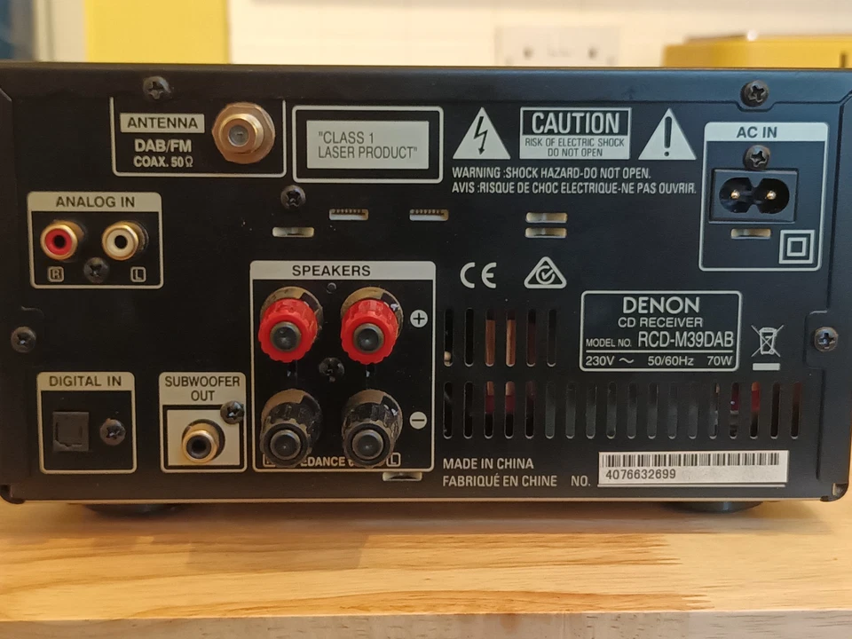 Denon RCD-M39DAB CD Receiver - Image 4 of 4