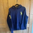 Polo Ralph Lauren hoodie mens xl Blue Big pony emblem