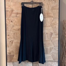 NWT Oh My Gauze Women's Black Maxi Skirt Size L/XL Cotton Gauze Mermaid