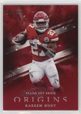 2018 Panini Origins Red 297/299 Kareem Hunt #14 0q3
