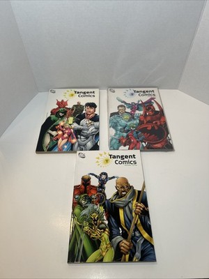DC Comics Tangent trade paperback vol 1, 2, 3 TPB 2007-2008 VG Rare! Set!