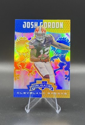 2014 Panini Rookies & Stars - Crusade Josh Gordon #11 Blue