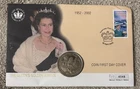 2002 British Virgin Islands $1 In FDC QEII Golden Jubilee. 1 Guernsey Stamp 4948