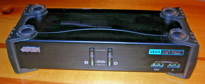 ATEN CubiQ 2-Port USB DVI Dual Link KVMP Switch CS1762A-Ohne Netzteil ! ! !