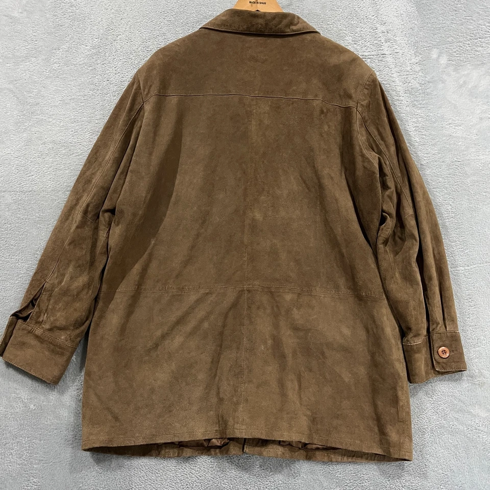 Винтажная женская кожаная куртка Isabella Bird XL замшевое пальто на пуговицах вестерн - Изображение 2 из 4