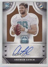 2014 Crown Royale Rookie Signatures Retail Bronze 23/99 Arthur Lynch Auto 0v1