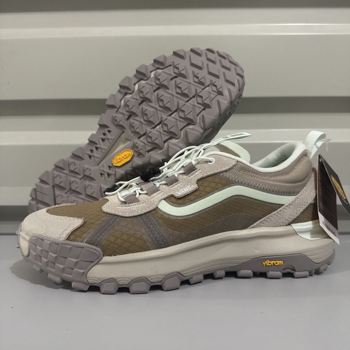 Vans Crosspath XC MTE Vibram Hiking Shoes Beige/ Mint Green Womens