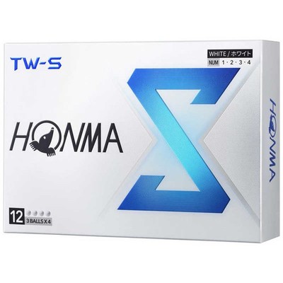 HONMA GOLF BALL TW-S 2024 Model BT2403 White 【1 Dozen】12 Balls New Japan