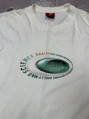 Oakley Men's Vintage T Shirt Size XL Very Rare White Y2K Style 90s