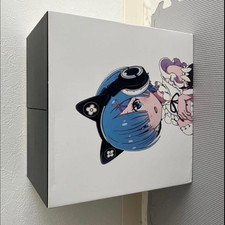 YOWU Re Zero Rem Limited Edition RGB Cat Ear Wireless Headphones Boxed