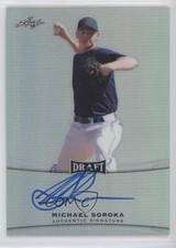 2015 Leaf Metal Draft Mike Soroka Michael Soroka #BA-MS1 Auto z4k