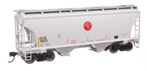 Tolva de 2 bahías Walthers Mainline HO 910-49321 Omaha Lincoln OLB 39' Trinity 3281 | Condition: New