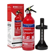 Firechief Travel Extinguisher 1Kg for Cars, Campervans , Caravans and Homes 