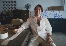 Mathieu Amalric "James Bond" autograph signed 20x28 cm picture