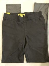 Catherine Malandrino Girls Super Skinny Slim Stretchy Black Pants Size 14