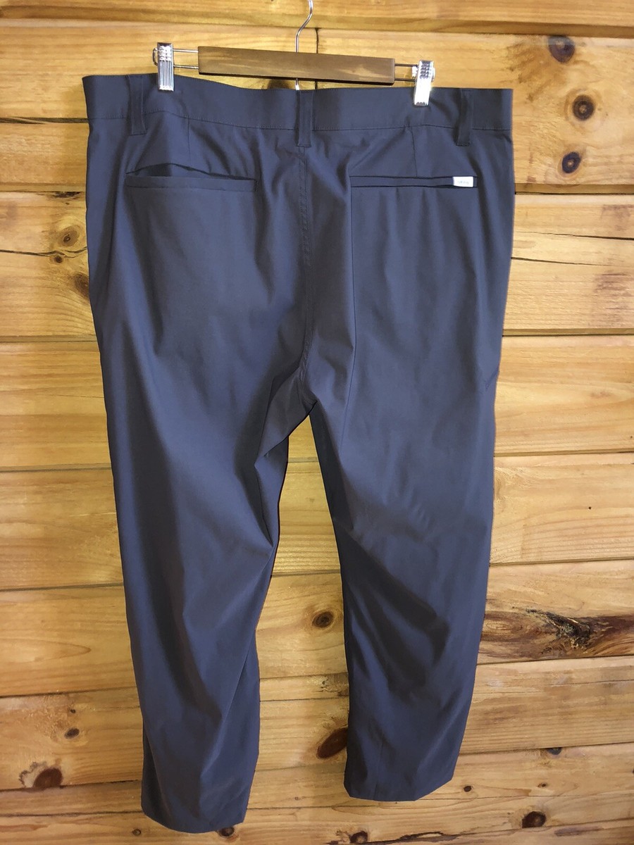 Orvis Men's 1525905 Gray Stretch Nylon Water Repellant Tech Pants