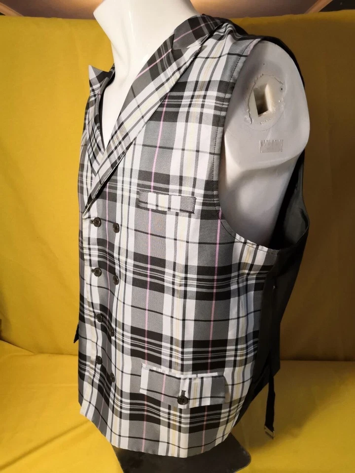 Original E.J. Samuel Floral Size 44R Formal VEST Waistcoat Man ST24 - Image 2 of 4