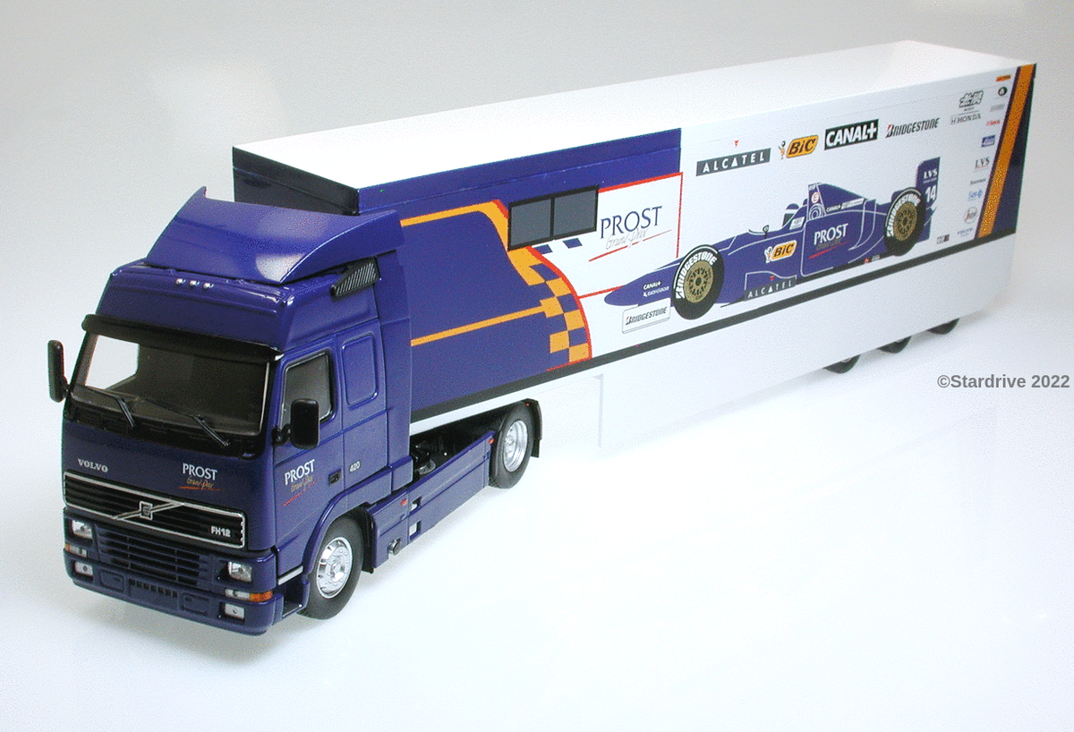 Volvo FH12 F1 Car Transporter - Prost - Collectable Model - 1:43