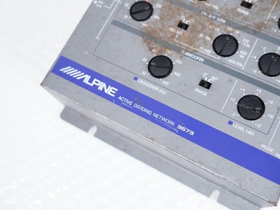 ALPINE 3673 ACTIVE DIVIDING NETWORK アルパイン クロスオーバー