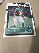 2022 Panini Donruss Optic Erik Ezukanma Rated Rookie Base #239 Dolphins