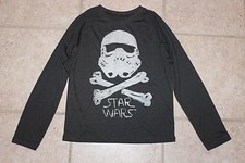 Gap Kids Boys Size 12 Junk Food Star Wars Long Sleeve Crossbones Shirt