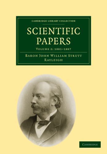 Scientific Papers Strutt Paperback Cambridge University Press Volume 2