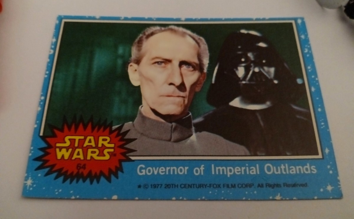 スターウォーズ　ポンズリムビック VINTAGE 1977 Topps Star Wars Series 1 #64 Governor Of Imperial