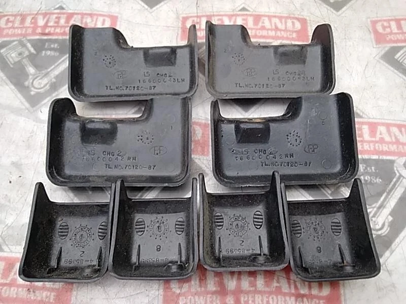 1987-1990 Chevrolet Caprice OEM Power Seat Seat Track Plastic Cover Set Black - Imagem 2 de 2