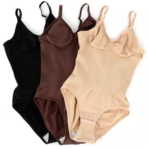 Body para mujer espalda baja control abdomen sin costuras espalda sin espalda modelador calzoncillos top - Imagen 13 de 44