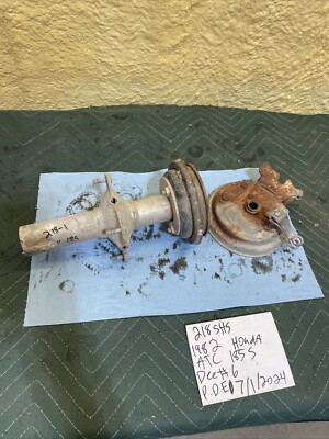 1982 Honda Atc 185S Front Wheel Hub Brake Drum Housing Assembly 218
