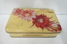 VINTAGE MACROBERTSON BISCUIT TIN - WILD FLOWER PAINTED CONTAINER MELBOURNE
