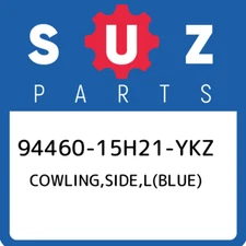 94460-15H21-YKZ Suzuki Cowling,side,l(blue) 9446015H21YKZ, New Genuine OEM Part