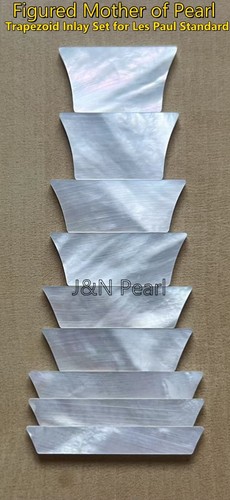 Mother of Pearl & Abalone Inlay Set for Gibson Les Paul Standard, 1.5-2mm Thick - Picture 9 of 23