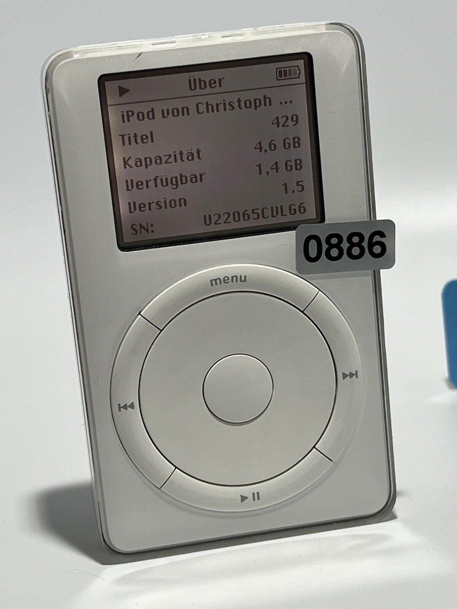 初代iPod (Scroll Wheel)第一世代 M8541 5GB Original Scroll Wheel Apple iPod Classic 1st Generation